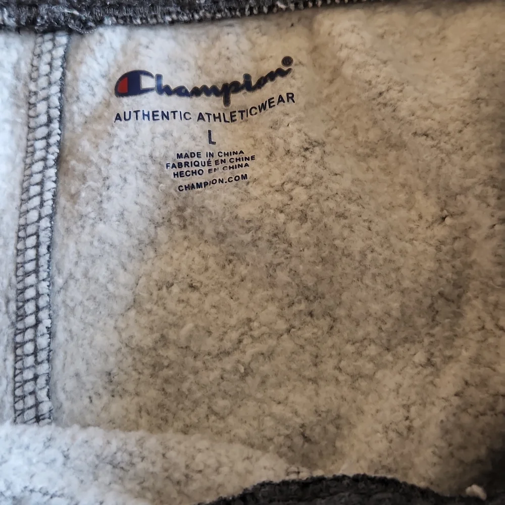 Champion athletic sweatpants/ athletic wear boys gray large